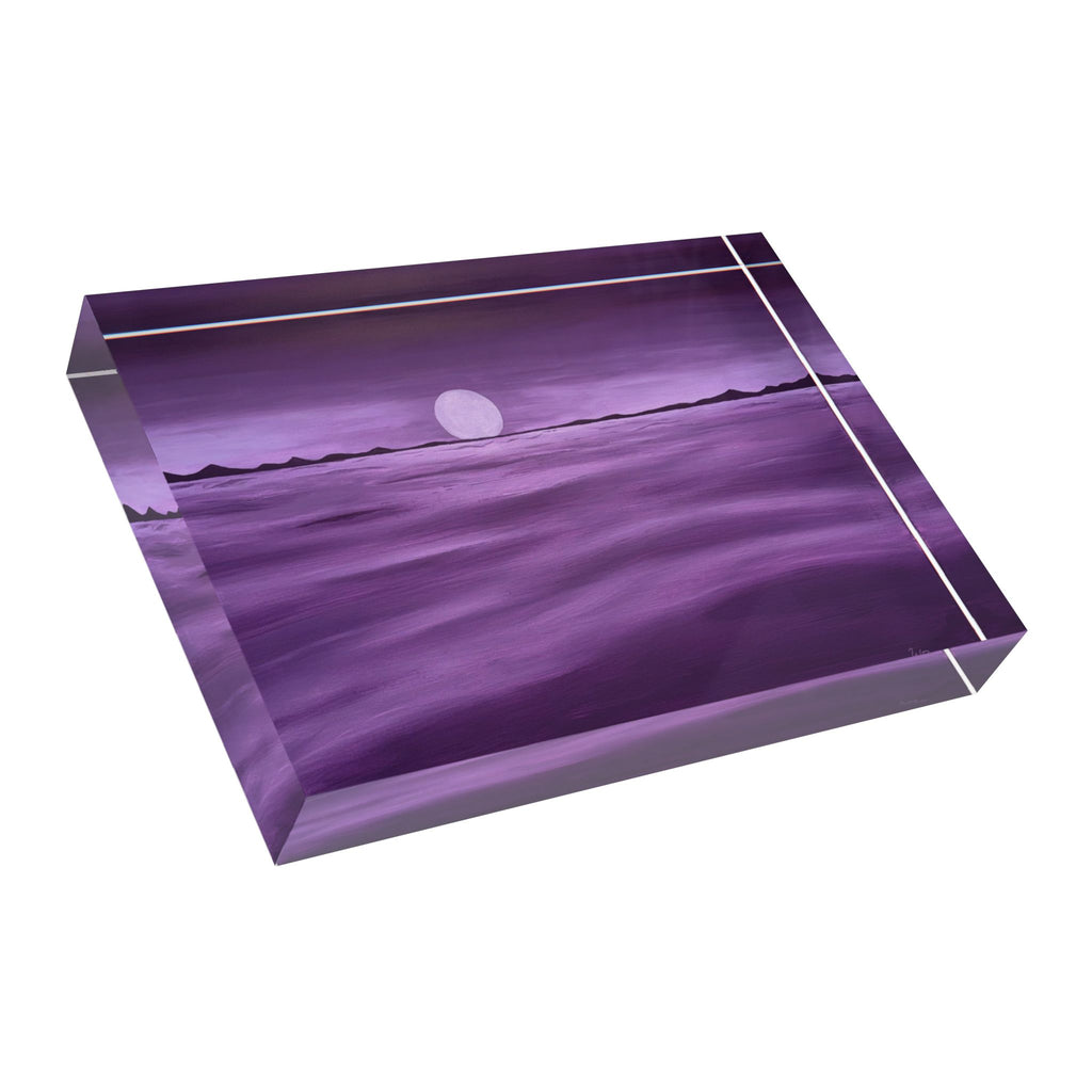 Purple Ocean Eclipse - Photo Block