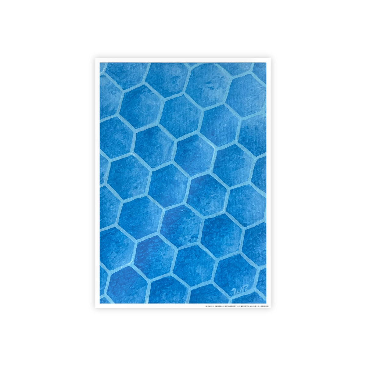 Blueberry Honeycombs - Gloss Art Print