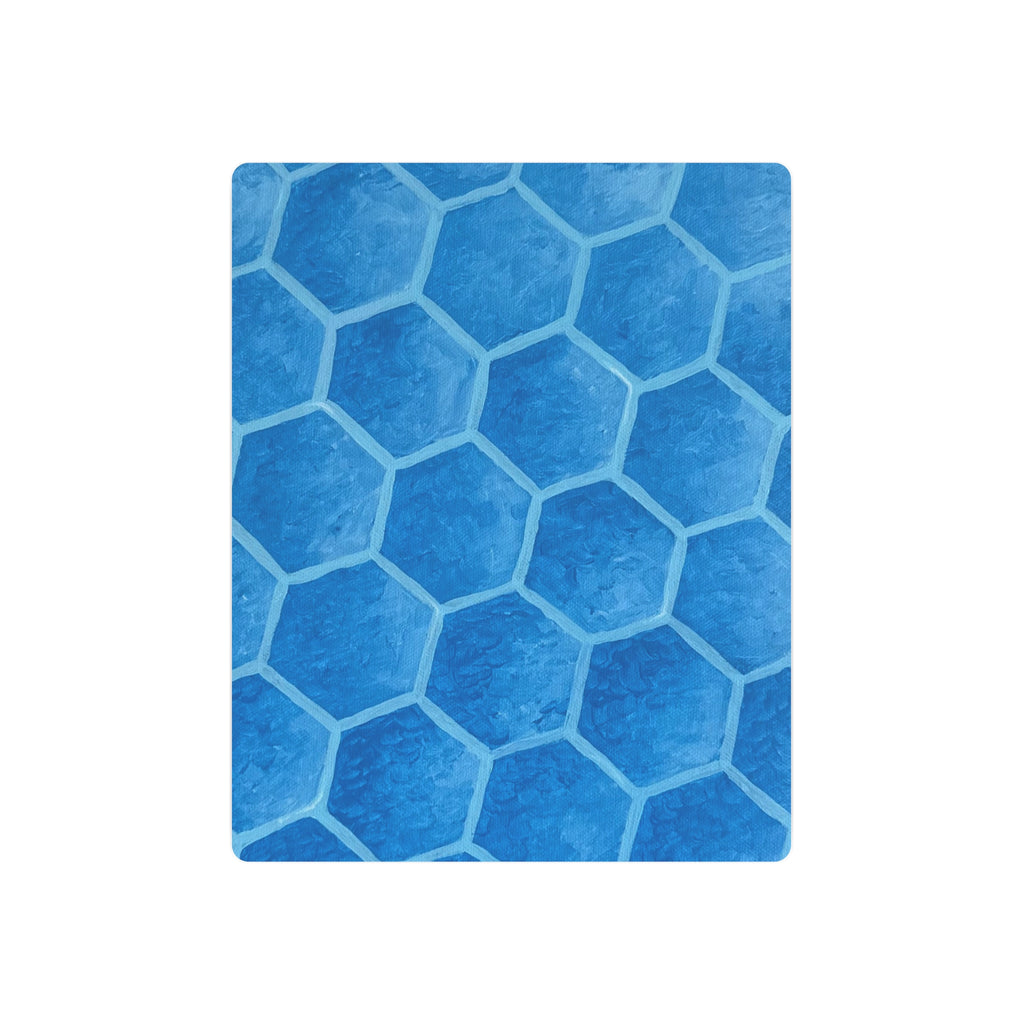 Blueberry Honeycombs - Metal Art Print