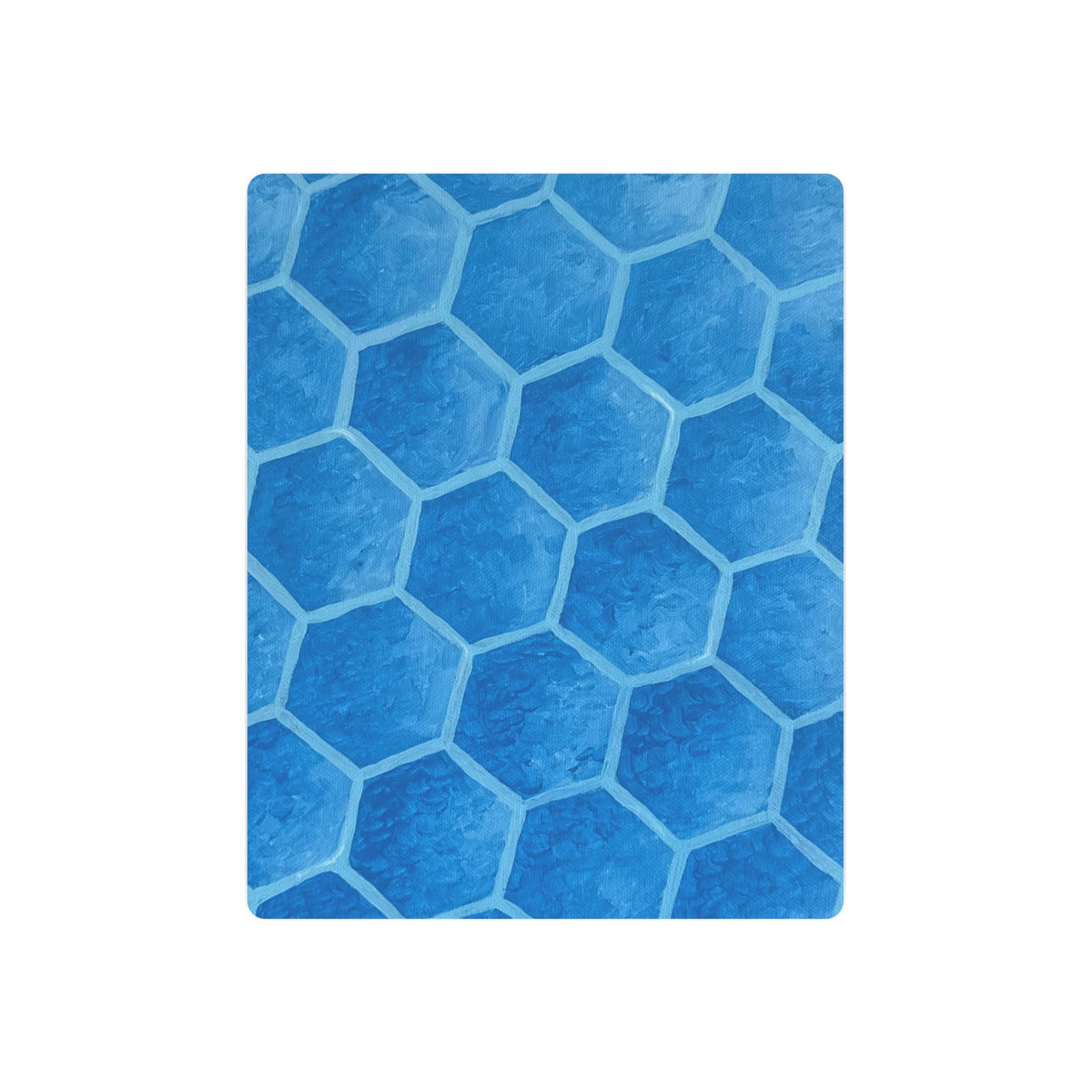 Blueberry Honeycombs - Metal Art Print