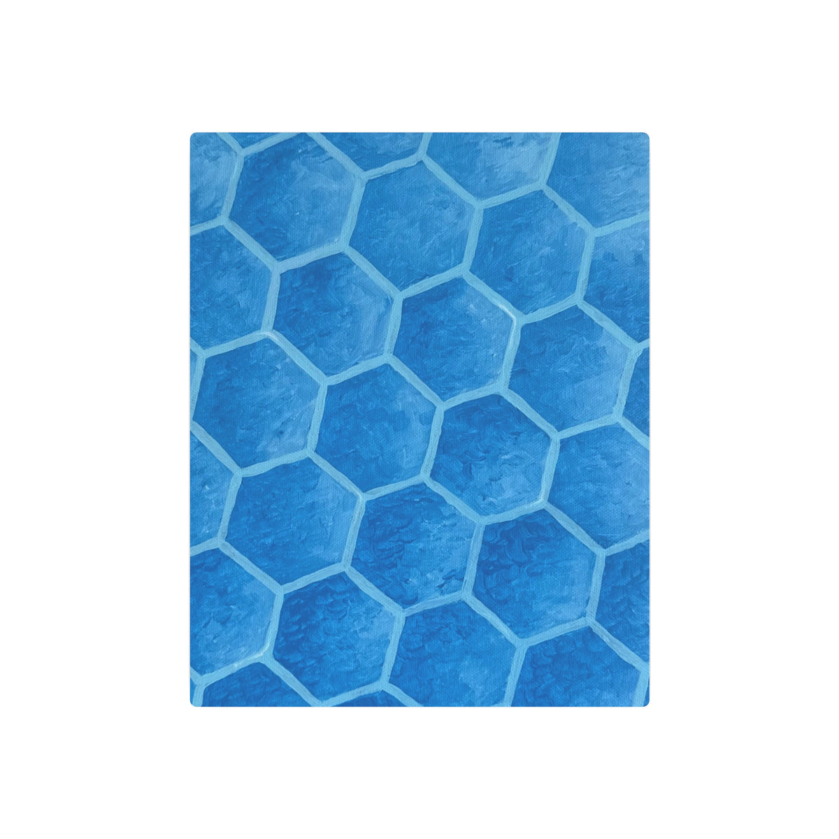 Blueberry Honeycombs - Metal Art Print