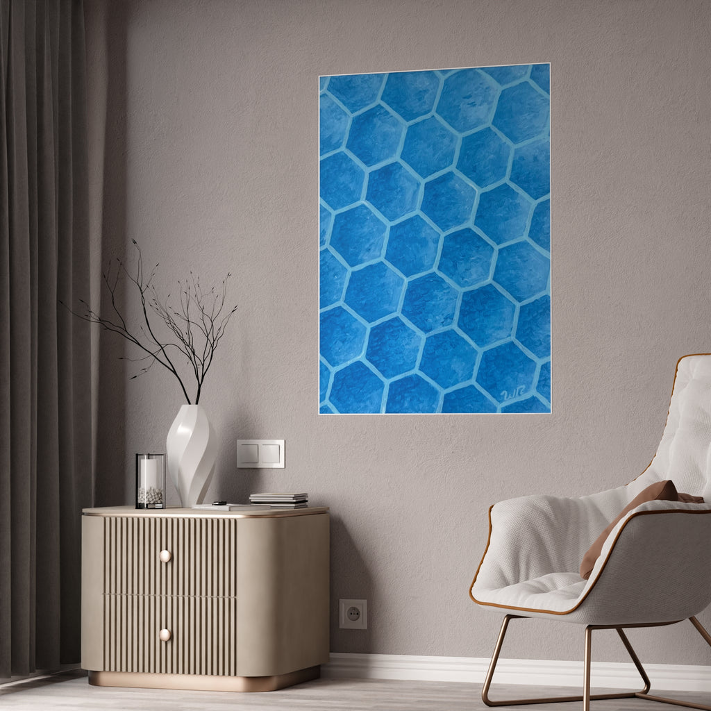 Blueberry Honeycombs - Gloss Art Print