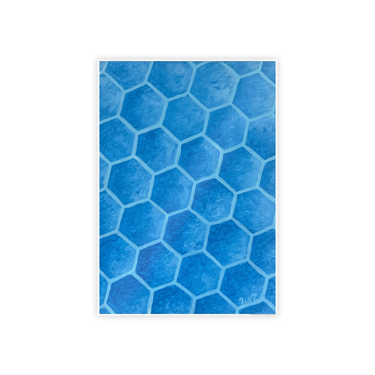 Blueberry Honeycombs - Gloss Art Print