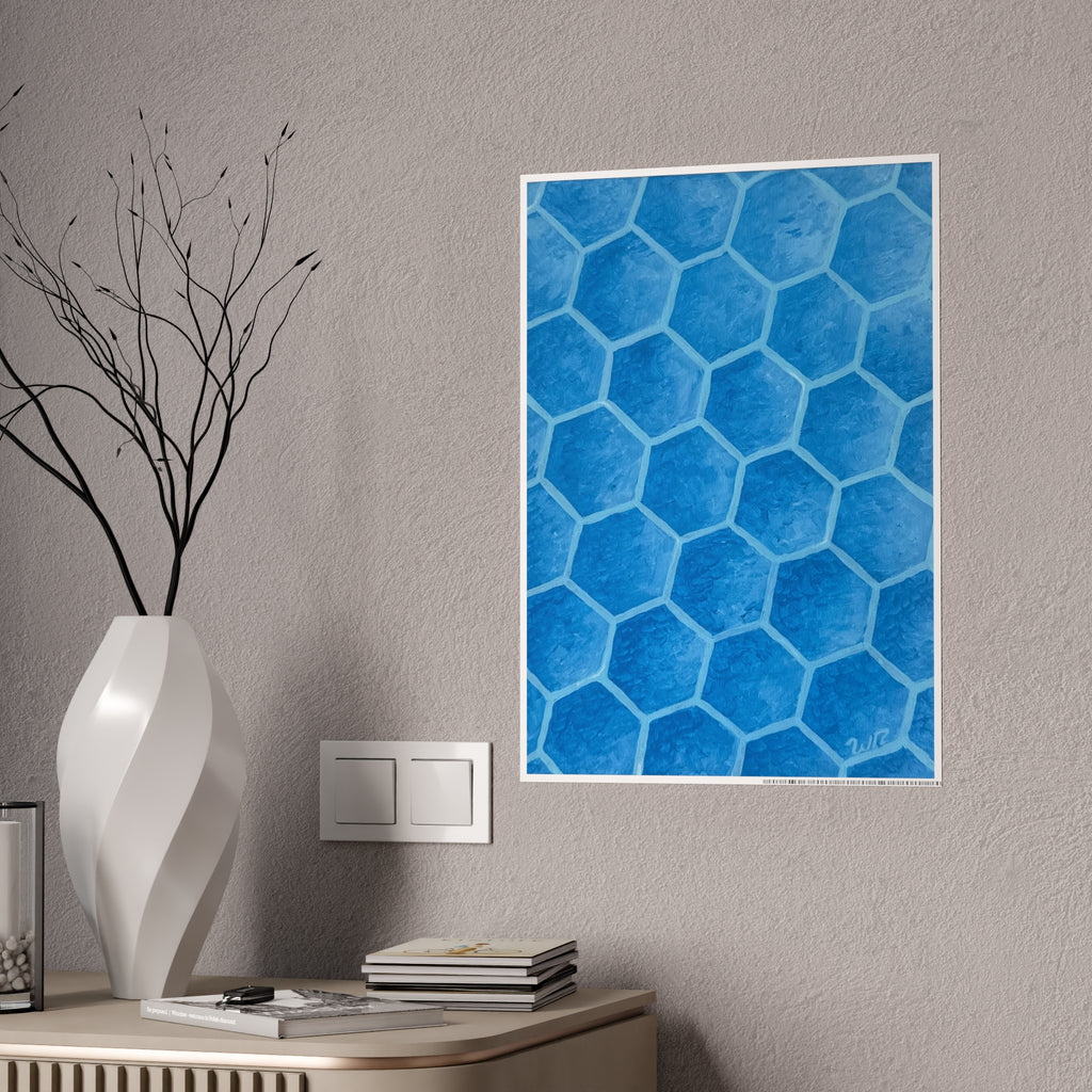 Blueberry Honeycombs - Gloss Art Print