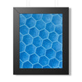 Blueberry Honeycombs - Framed Vertical Poster