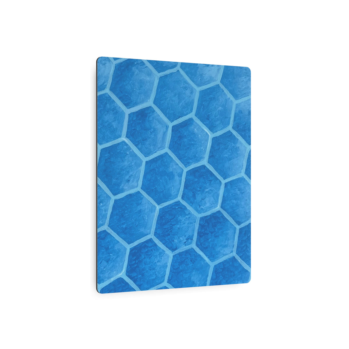 Blueberry Honeycombs - Metal Art Print