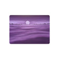 Purple Ocean Eclipse Metal Art Sign