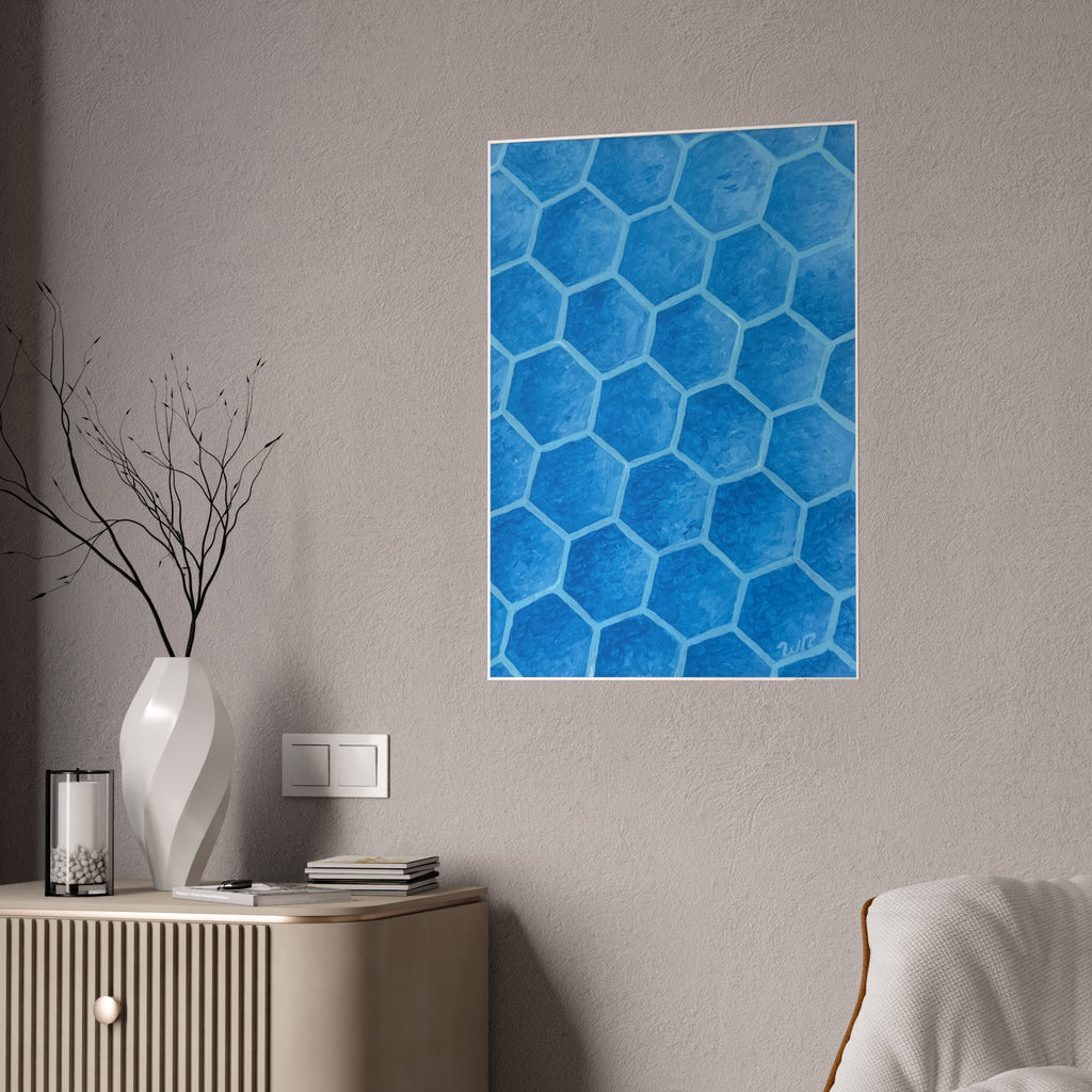 Blueberry Honeycombs - Gloss Art Print