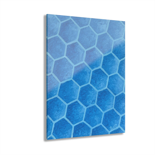 Blueberry Honeycombs - Acrylic Prints (French Cleat Hanging)
