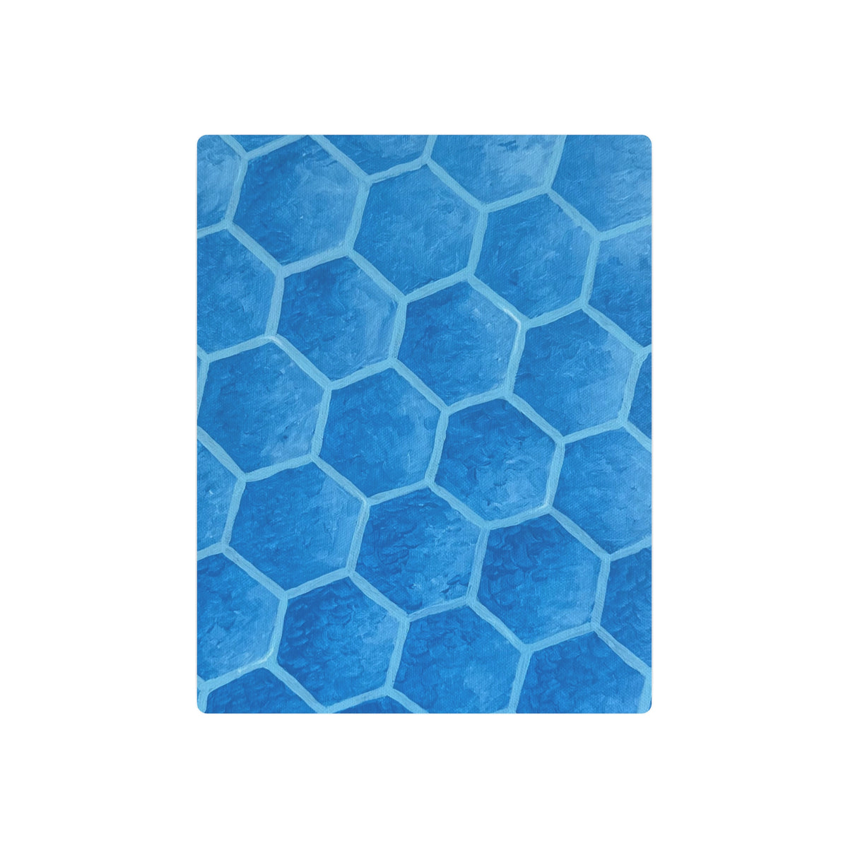 Blueberry Honeycombs - Metal Art Print