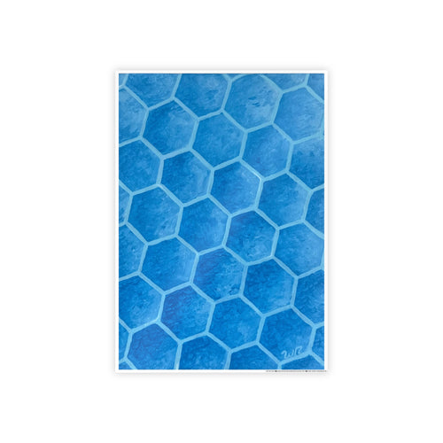 Blueberry Honeycombs - Gloss Art Print