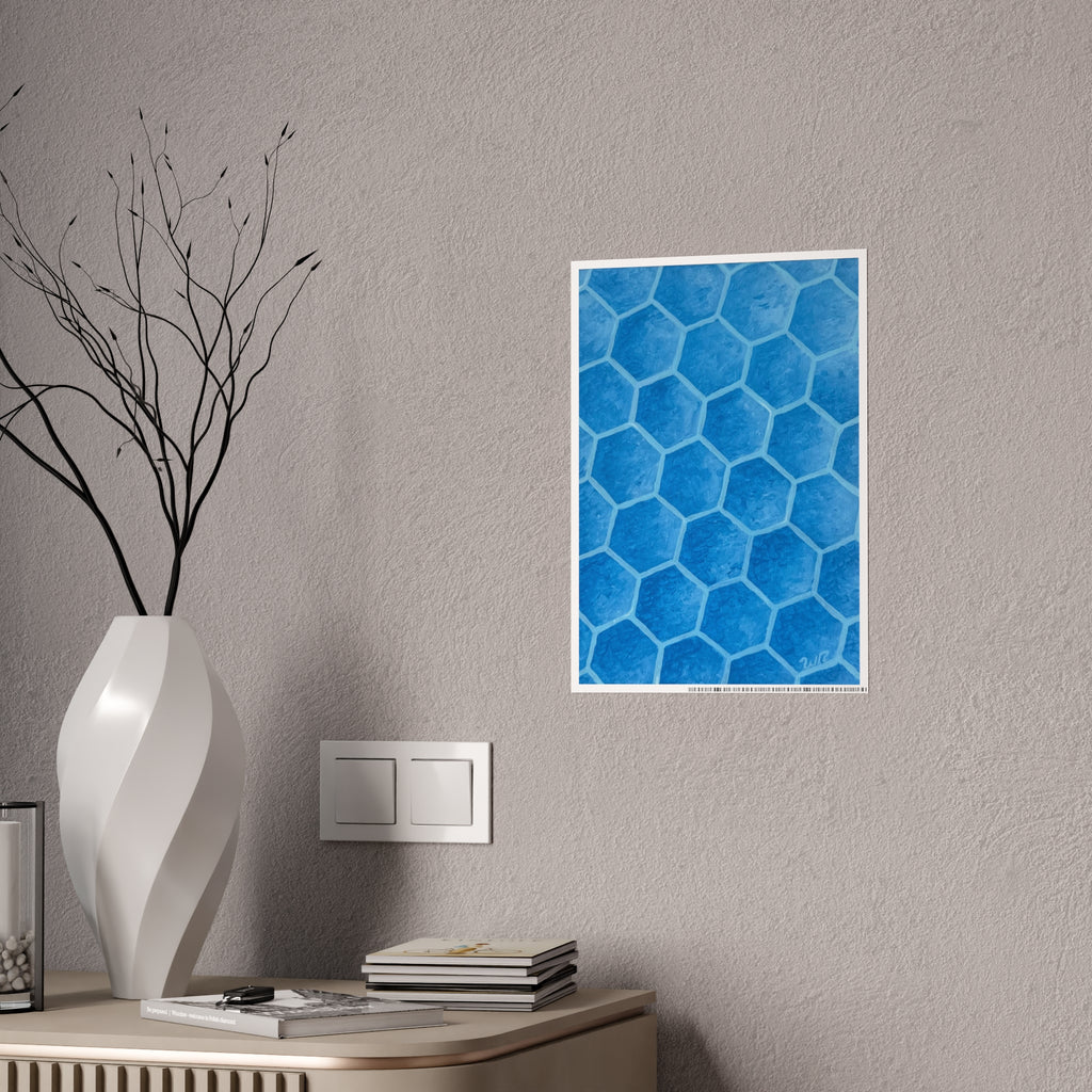 Blueberry Honeycombs - Gloss Art Print