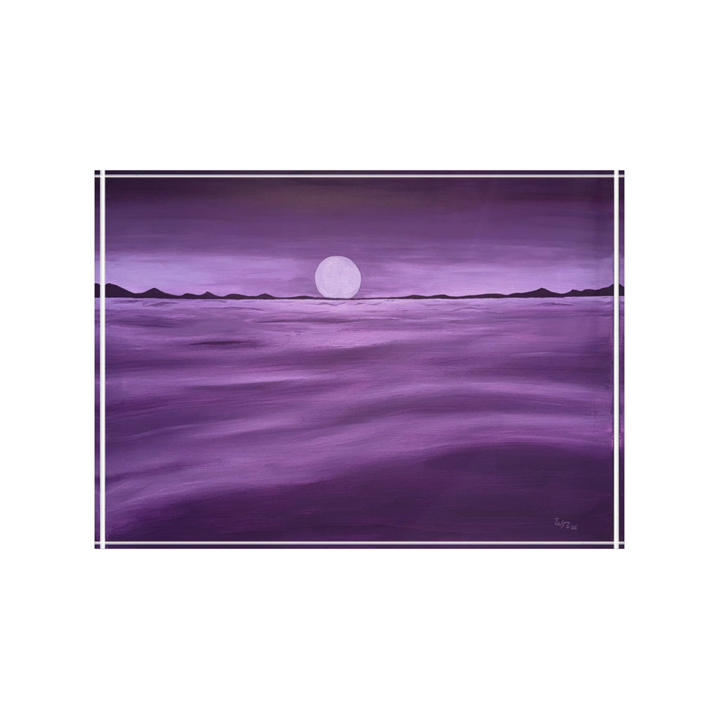 Purple Ocean Eclipse - Photo Block